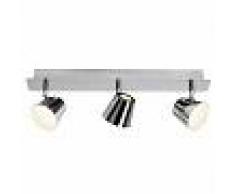 BRILLIANT Foco empotrado LED de techo Torsión con 3 brazos