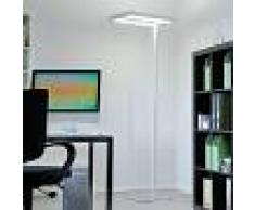 LAMPENWELT.COM Lámpara de pie para oficina Quirin con LED