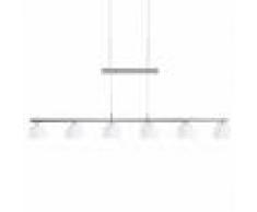 B-LEUCHTEN Lámpara colgante LED Caliente 6 brazos, regulable