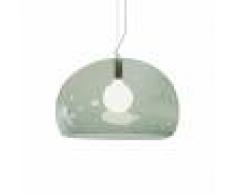 Kartell Lámpara colgante LED de diseño FL/Y, azul salvia