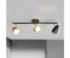 LAMPENWELT.COM Práctico foco empotrado de techo Ron retro, LED