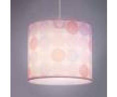 Dalber Lámpara colgante Colors con lunares, rosa
