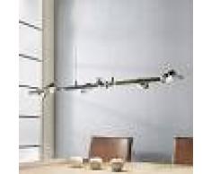 LAMPENWELT.COM Riel iluminación LED colgante Pablos