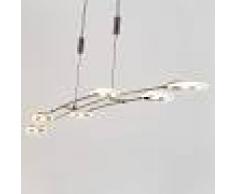 LAMPENWELT.COM Lámpara colgante LED Alecia, regulable en altura
