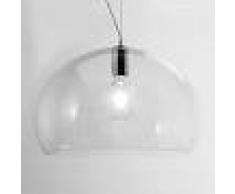 Kartell Lámpara colgante LED diseño Big FL/Y trasparente