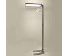 LAMPENWELT.COM Lámpara de pie LED Matthis, atenuador y sensor