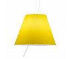 LUCEPLAN Lámpara colgante LED Costanza regulable, amarillo