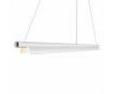 Nordlux Lámpara colgante LED Space B alargada, blanco