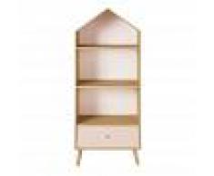 Maisons du Monde Librería casa infantil rosa y blanca Bucolique