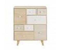 Maisons du Monde Cajonera con 8 cajones de paulonia Spring