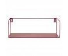 Maisons du Monde Organizador de pared de metal rosa