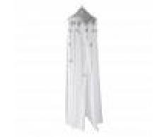 Maisons du Monde Cielo de cama infantil blanco y gris SONGE