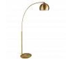 Maisons du Monde Lámpara de pie de metal dorado H. 206 cm GOLD SPHERE