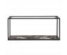 Maisons du Monde Organizador de pared de metal calado negro