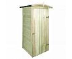 vidaXL Caseta de almacenaje de jardín madera de pino FSC 100x100x210cm