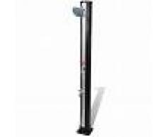 vidaXL Ducha solar de exterior con cabezal de ducha y grifo 35L