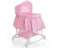 Little World Cuna mecedora 2 en 1 85x70x110 cm rosa LWFU002-PK
