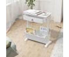 vidaXL revistero blanco Melrose