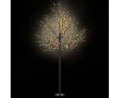 vidaXL Árbol de Navidad interior exterior LED IP44 300cm blanco cálido