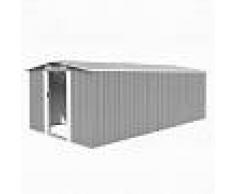 vidaXL Caseta de jardín de metal gris 257x497x178 cm