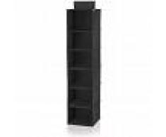 Leifheit Estante colgante para armario negro 30x30x125 cm 80003