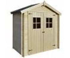 vidaXL Caseta de exterior para el jardín 2x1m de madera 19mm