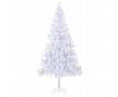 vidaXL Árbol de Navidad artificial con soporte acero 210 cm 910 ramas