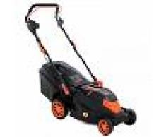 Ama Cortacésped eléctrico 1400W AMA ELM 1438 - anchura de corte 38 cm - cortacésped 1400 W con cesto