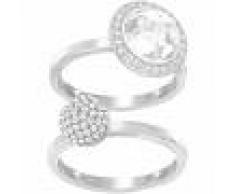 Swarovski Conjunto de anillos Hote, blanco, baño de rodio