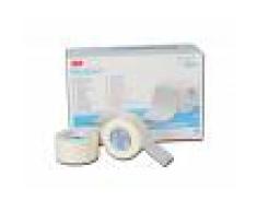3M Microporo Esparadrapo en papel con adhesivo de silicona de 2,5 cm x 5m