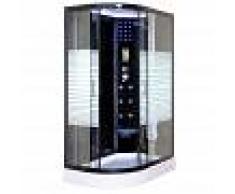 Home Deluxe cabina ducha Black Pearl con baño turco