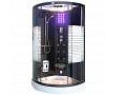 Home Deluxe cabina ducha Black Pearl con baño turco