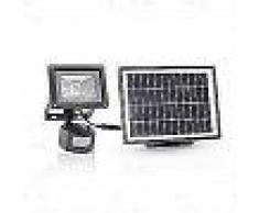 Smartwares Reflector seguridad solar con sensor PIR negro SFL-180-MS
