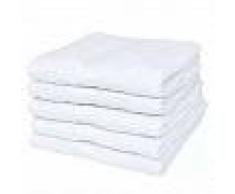 VidaXL Toallas de baño 25 unidades algodón 400 gsm 100x150 blancas