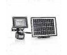 Smartwares Reflector seguridad solar con sensor PIR negro SFL-180-MS