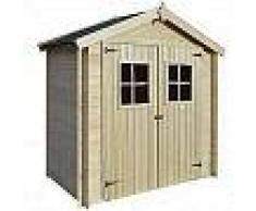 VidaXL Caseta de exterior para el jardín 2x1m de madera 19mm