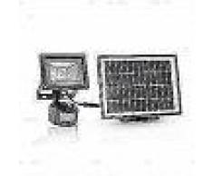 Smartwares Reflector seguridad solar con sensor PIR negro SFL-180-MS