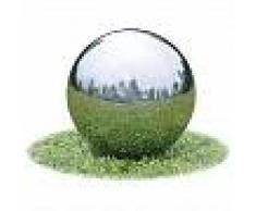 VidaXL Fuente decorativa de tipo bola con leds para jardín