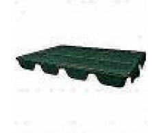 VidaXL Dosel de reemplazo para columpio de jardín 249x185 cm verde