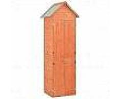 VidaXL Caseta de almacenamiento de jardín de madera 71x60x213 cm