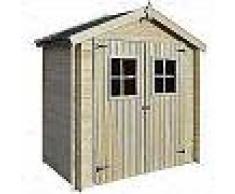 VidaXL Caseta de exterior para el jardín 2x1m de madera 19mm