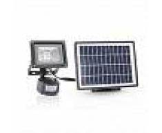 Smartwares Reflector seguridad solar con sensor PIR negro SFL-180-MS