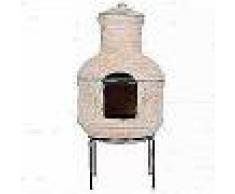 RedFire Chimenea Lima con parrilla arcilla de paja 86033