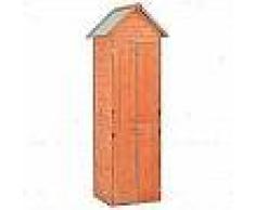 VidaXL Caseta de almacenamiento de jardín de madera 71x60x213 cm