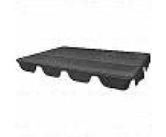 VidaXL Dosel de reemplazo para columpio de jardín 249x185 cm gris