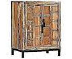 VidaXL Aparador de madera de acacia maciza marrón 60x35x76 cm