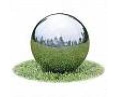 VidaXL Fuente decorativa de tipo bola con leds para jardín,