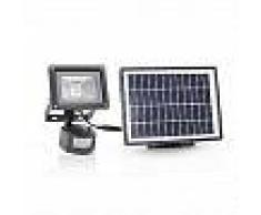 Smartwares Reflector seguridad solar con sensor PIR negro SFL-180-MS
