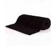 VidaXL Felpudo de fibra de coco negro 24 mm 100x150 cm