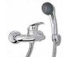 VidaXL Kit de grifo mezclador para ducha de baño cromado